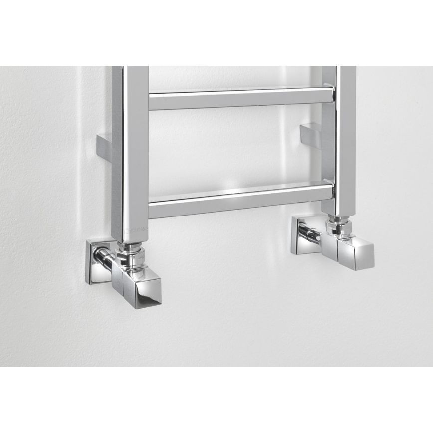 Sapho - Θερμαντικό μπάνιου METRO LIGHT 114x30 cm γυαλιστερό χρώμιο