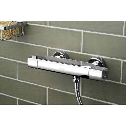 Sapho - Θερμοστατική μπαταρία ντους MIXONA σε γυαλιστερό χρώμιο