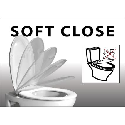 Sapho - Καπάκι λεκάνης SoftClose EDITA λευκό