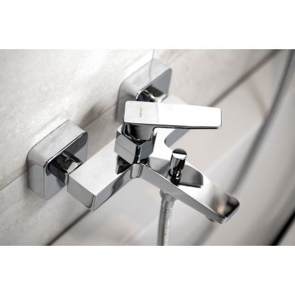 Sapho - Μίκτης μπανιέρας TURSI σε γυαλιστερό χρώμιο