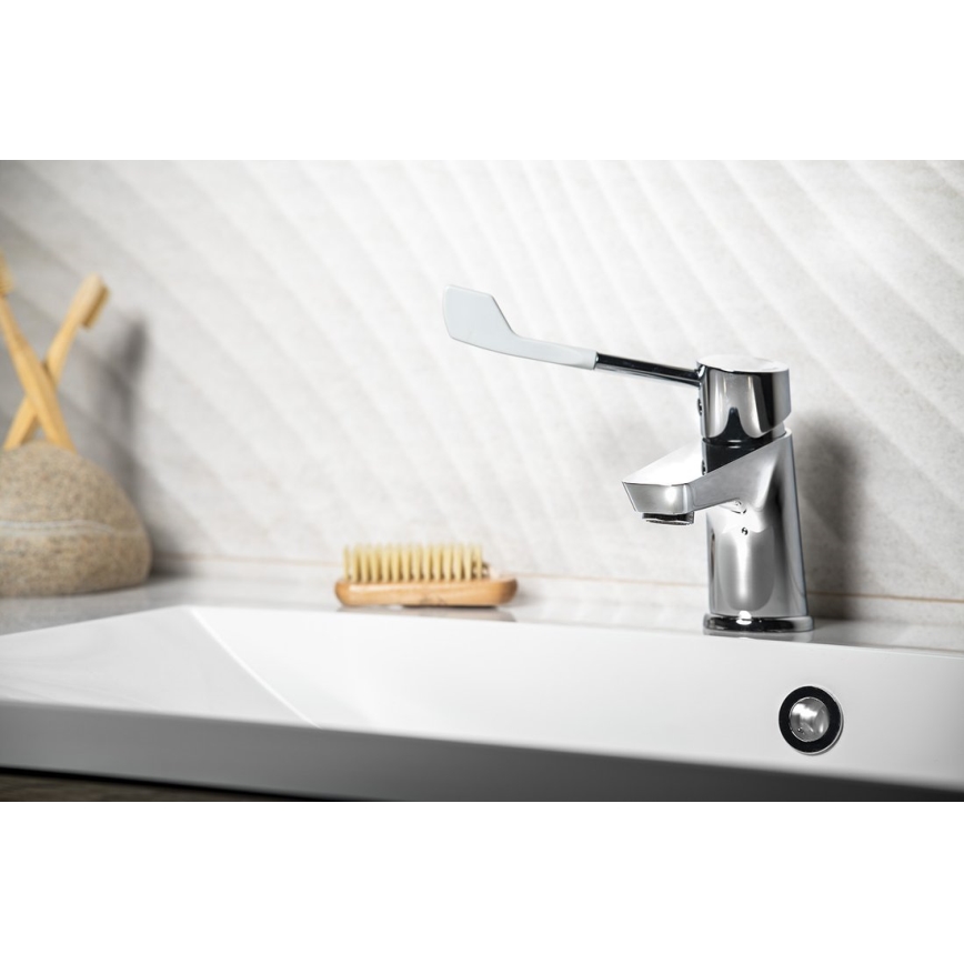 Sapho - Μίκτης νιπτήρα LEA 15,4 cm γυαλιστερό χρώμιο