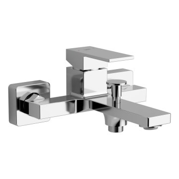 Sapho - Μπαταρία μπανιέρας CUBEMIX γυαλιστερό χρώμιο