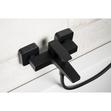 Sapho - Μπαταρία μπανιέρας TURSI ματ μαύρη