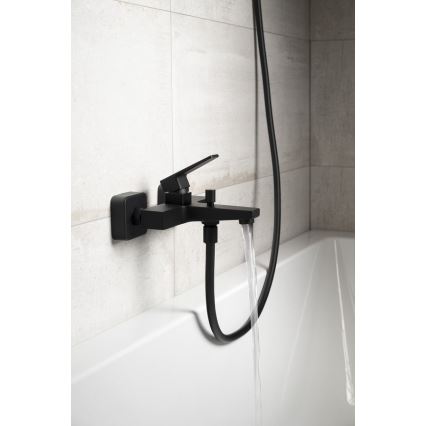 Sapho - Μπαταρία μπανιέρας TURSI ματ μαύρη