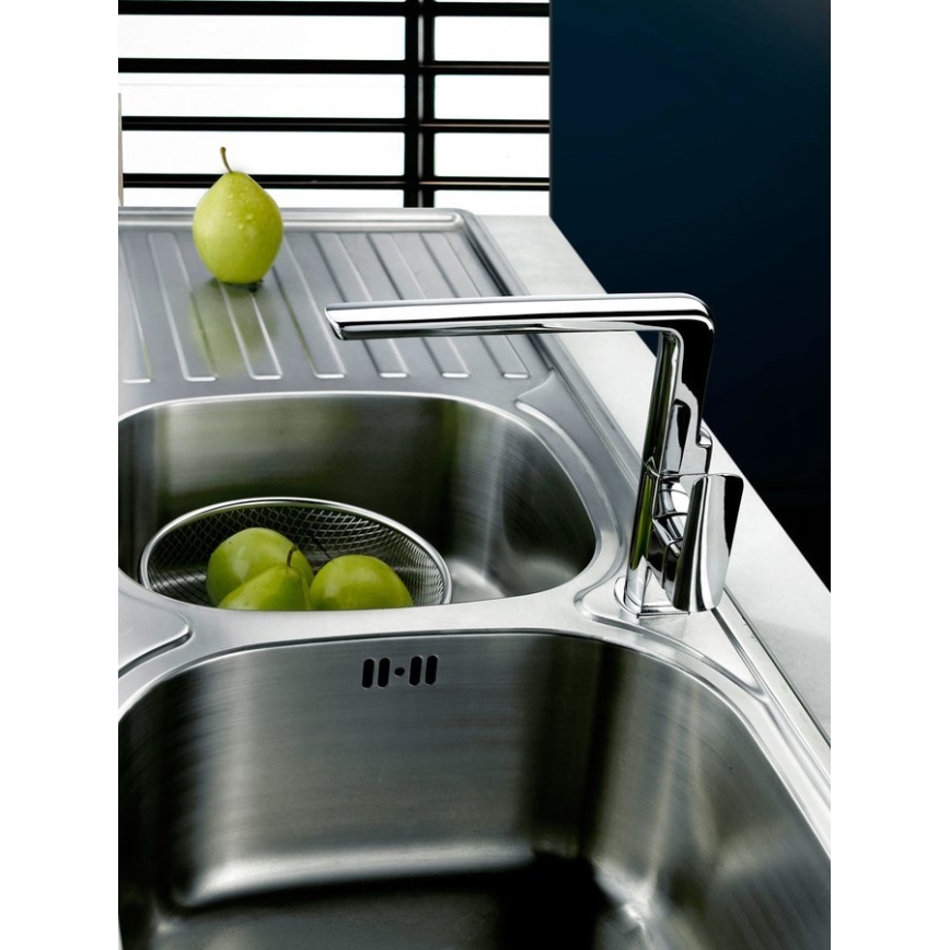 Sapho - Μπαταρία νιπτήρα MIXONA 22,4 cm γυαλισμένο χρώμιο