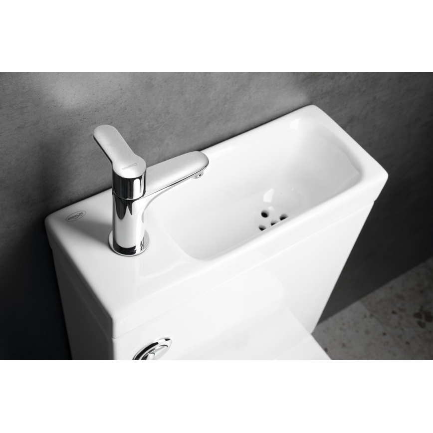 Sapho - Μπαταρία νιπτήρα SMALL 11,3 cm, γυαλιστερό χρώμιο