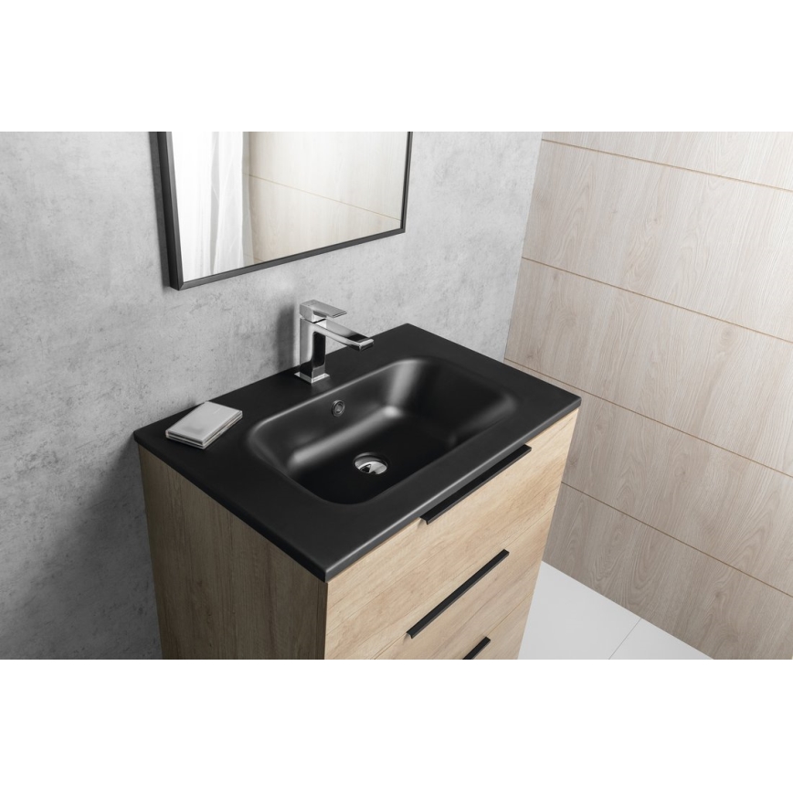 Sapho - Μπαταρία νιπτήρος CUBEMIX 15,3 cm ορείχαλκος