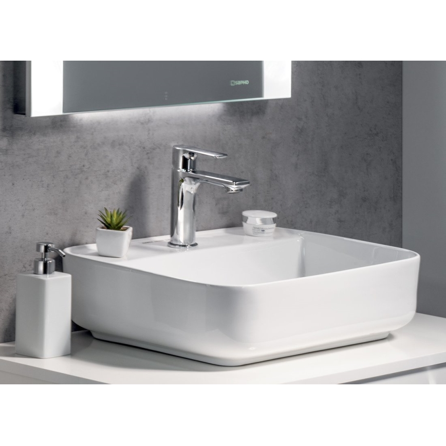 Sapho - Μπαταρία νιπτήρος PAX 16,5 cm γυαλιστερό χρώμιο