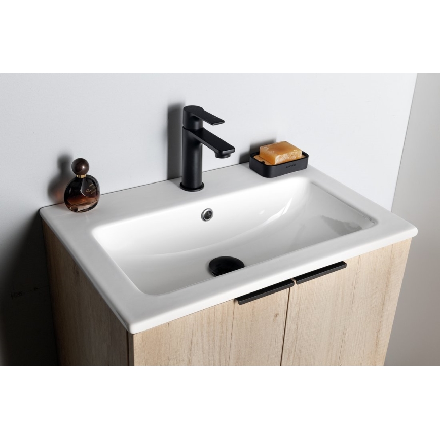 Sapho - Μπαταρία νιπτήρος PAX 16,5 cm ματ μαύρο