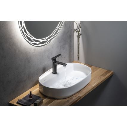 Sapho - Μπαταρία νιπτήρος PAX 16,5 cm ματ μαύρο