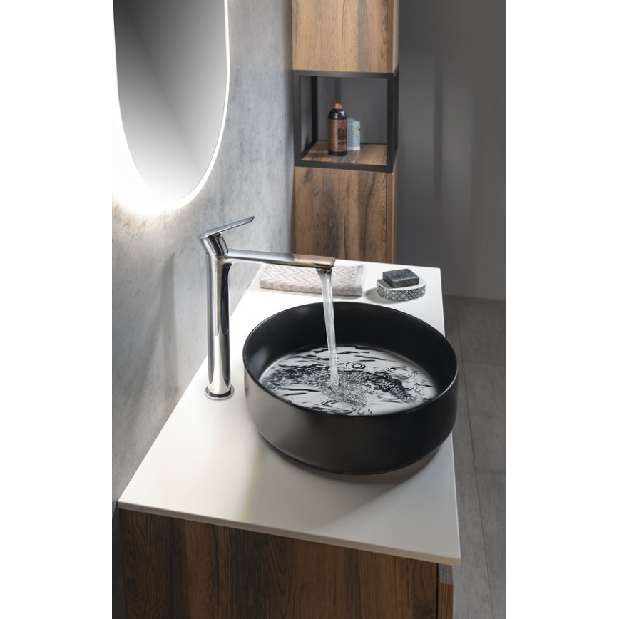 Sapho - Μπαταρία νιπτήρος PAX 31,5 cm γυαλιστερό χρώμιο