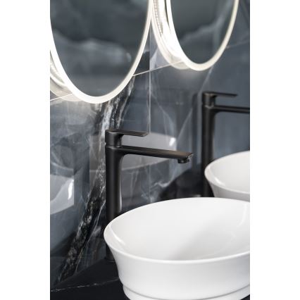 Sapho - Μπαταρία νιπτήρος PAX 31,5 cm ματ μαύρο