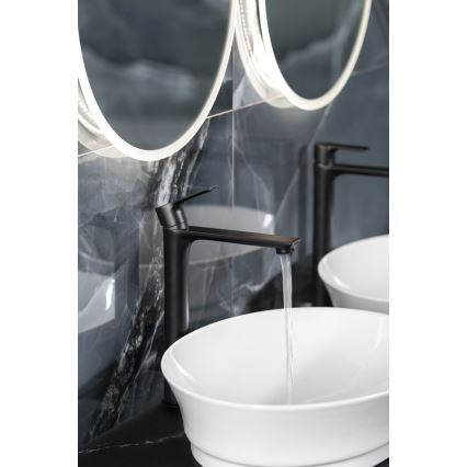 Sapho - Μπαταρία νιπτήρος PAX 31,5 cm ματ μαύρο