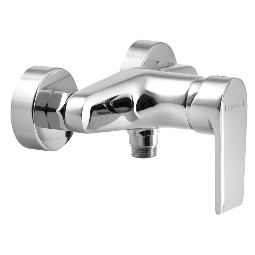 Sapho - Μπαταρία ντους KAI γυαλιστερό χρώμιο