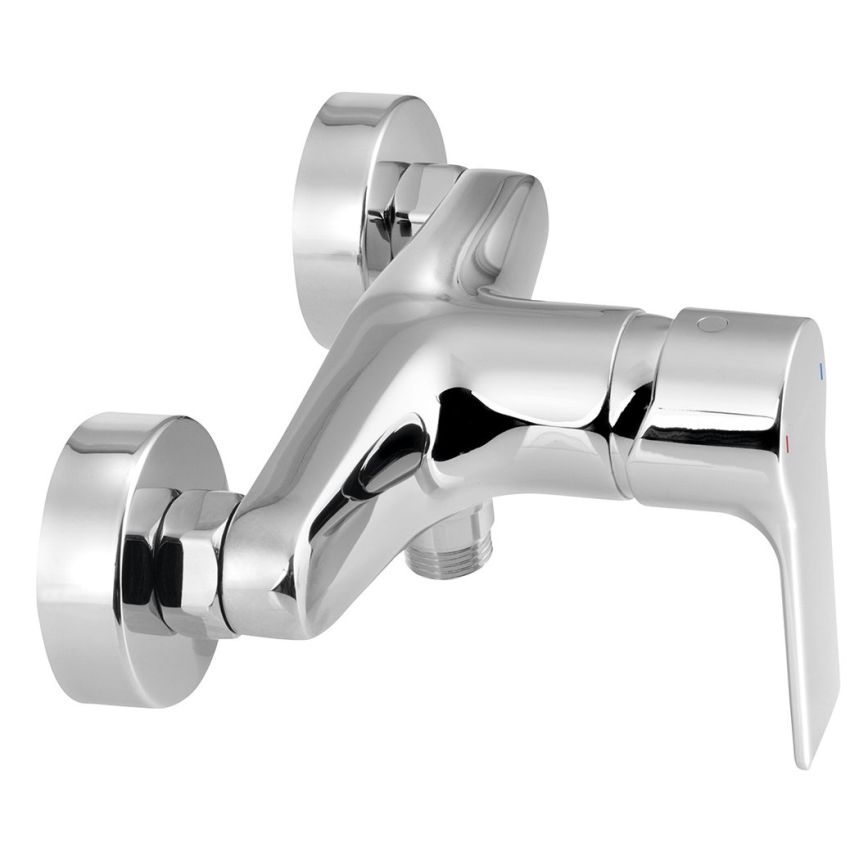 Sapho - Μπαταρία ντους PAX γυαλιστερό χρώμιο