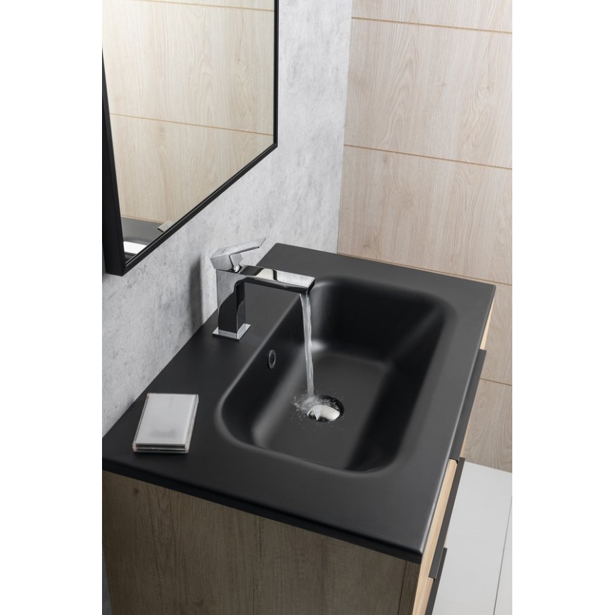 Sapho - Μπαταρία νιπτήρος CUBEMIX 15,3 cm ορείχαλκος