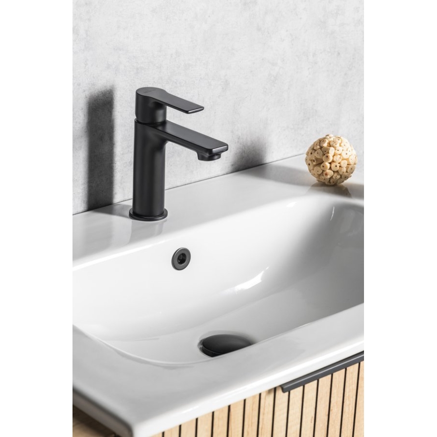 Sapho - Μπαταρία νιπτήρος PAX 16,5 cm ματ μαύρο