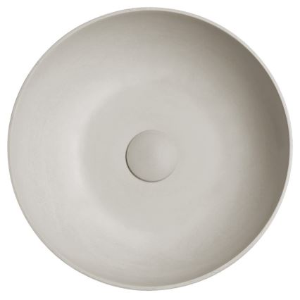 Sapho - Νιπτήρας επιτραπέζιος FORMIGO Ø 39 εκ. μπετόν/χρώμα άμμου