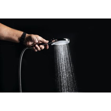 Sapho - Χειρολαβή ντους με λειτουργία ξεπλύματος, γυαλιστερό χρώμιο