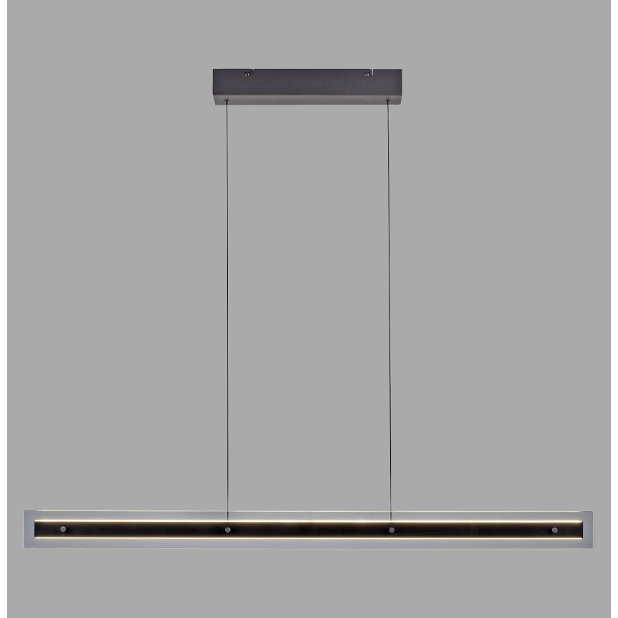 Schöner Wohnen 11316-18 - Ρυθμιζόμενο LED κρεμαστό φωτιστικό σε καλώδιο LENA LED/32W/230V 105 cm μαύρο