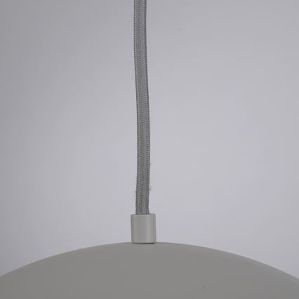 Schöner Wohnen 11728-39 - Κρεμαστό φωτιστικό με καλώδιο ALI 1xE27/25W/230V διάμετρος 38 cm γκρι
