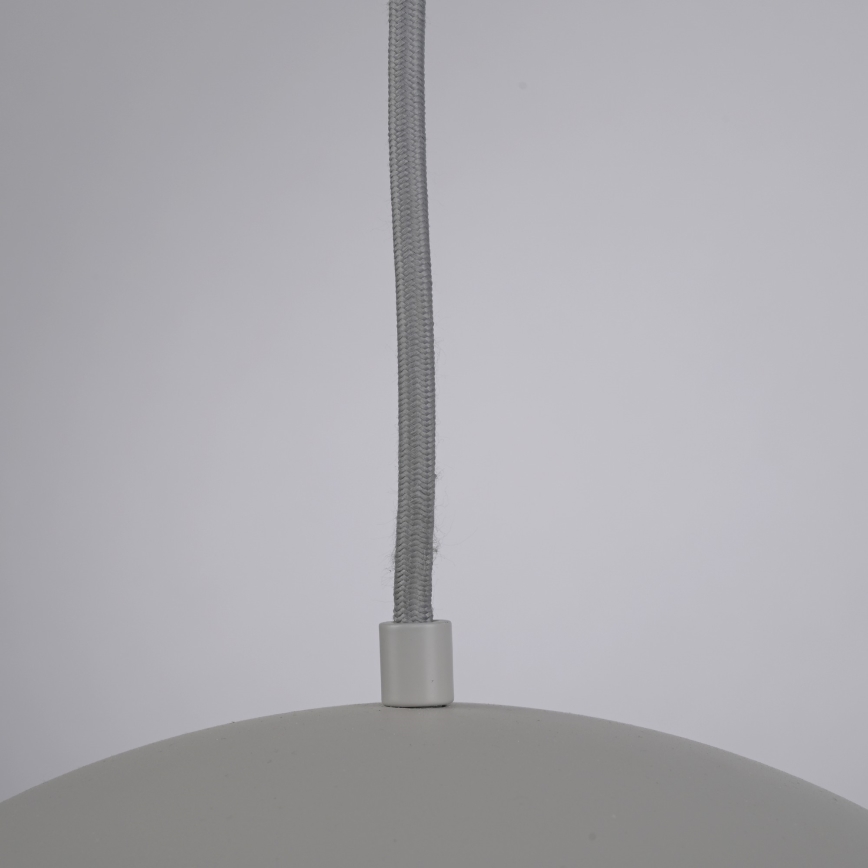 Schöner Wohnen 11728-39 - Κρεμαστό φωτιστικό με καλώδιο ALI 1xE27/25W/230V διάμετρος 38 cm γκρι