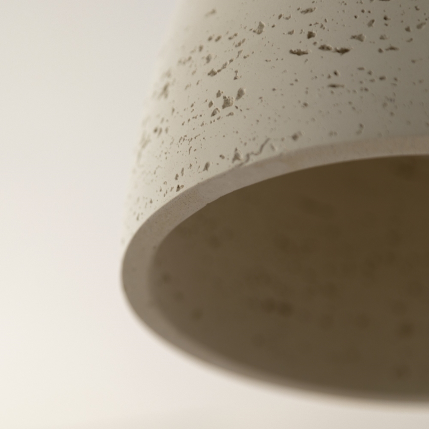 Schöner Wohnen 12541-42 - Κρεμαστό φωτιστικό με καλώδιο TRAVENTA 3xE27/40W/230V μπετόν