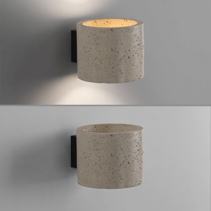 Schöner Wohnen 12542-42 - Επιτοίχιο φωτιστικό TRAVENTA 1xG9/10W/230V μπετόν