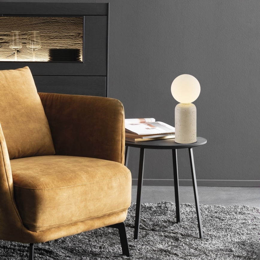 Schöner Wohnen 12543-42 - Επιτραπέζιο φωτιστικό TRAVENTA 1xG9/10W/230V από σκυρόδεμα