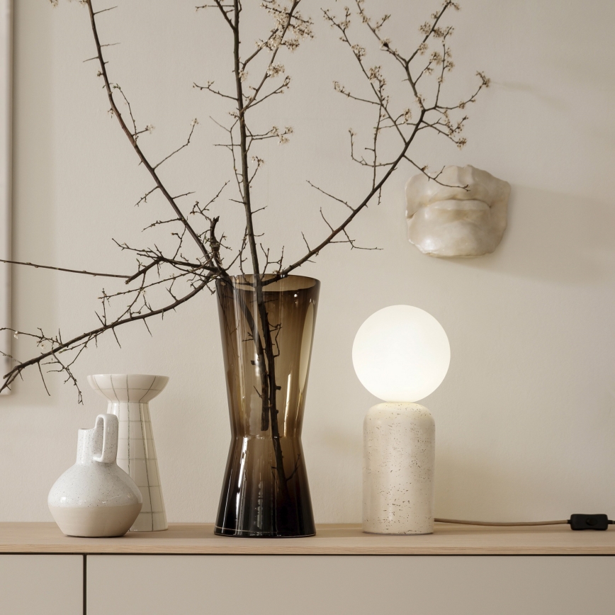 Schöner Wohnen 12543-42 - Επιτραπέζιο φωτιστικό TRAVENTA 1xG9/10W/230V από σκυρόδεμα