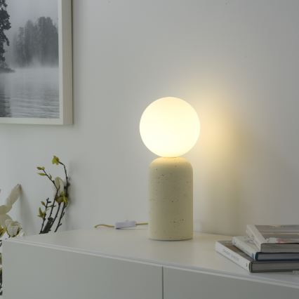 Schöner Wohnen 12543-42 - Επιτραπέζιο φωτιστικό TRAVENTA 1xG9/10W/230V από σκυρόδεμα