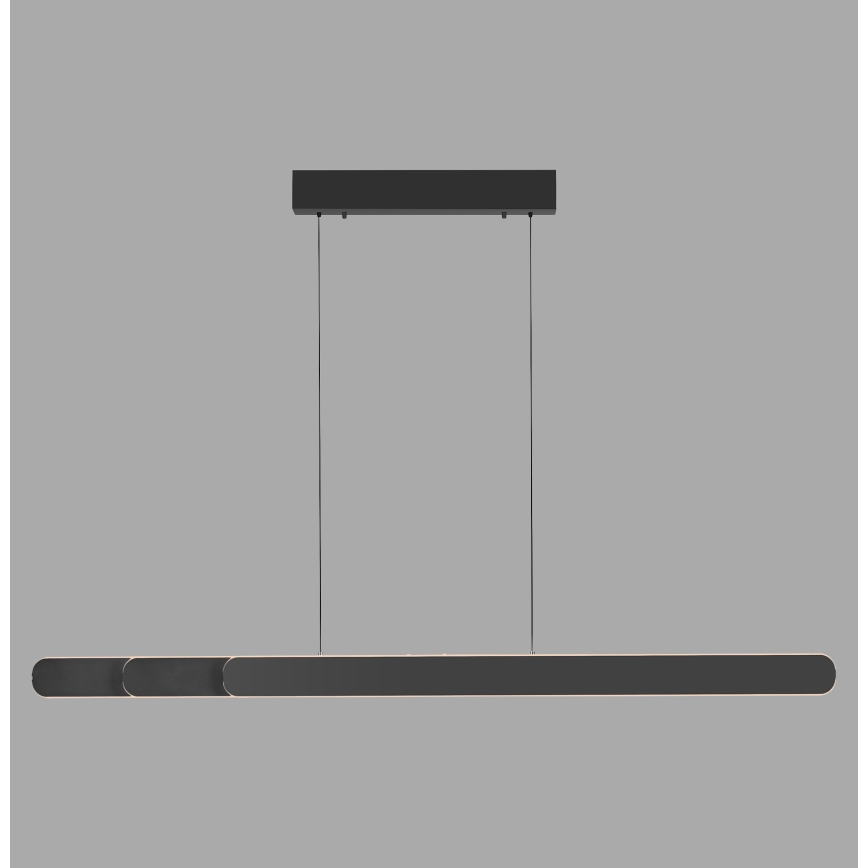 Schöner Wohnen 12577-18 - Ρυθμιζόμενο κρεμαστό φωτιστικό LED με καλώδιο ανάρτησης ADRIANA ROUND 2xLED/24W/230V 2700/3000/3500/4000/5000K 160 cm μαύρο