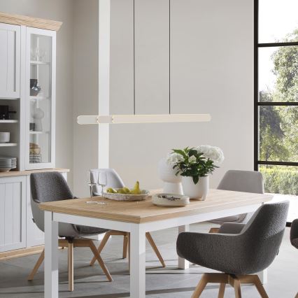 Schöner Wohnen 12577-39 - Ρυθμιζόμενο LED κρεμαστό φωτιστικό σε καλώδιο ADRIANA ROUND 2xLED/24W/230V 2700/3000/3500/4000/5000K γκρι