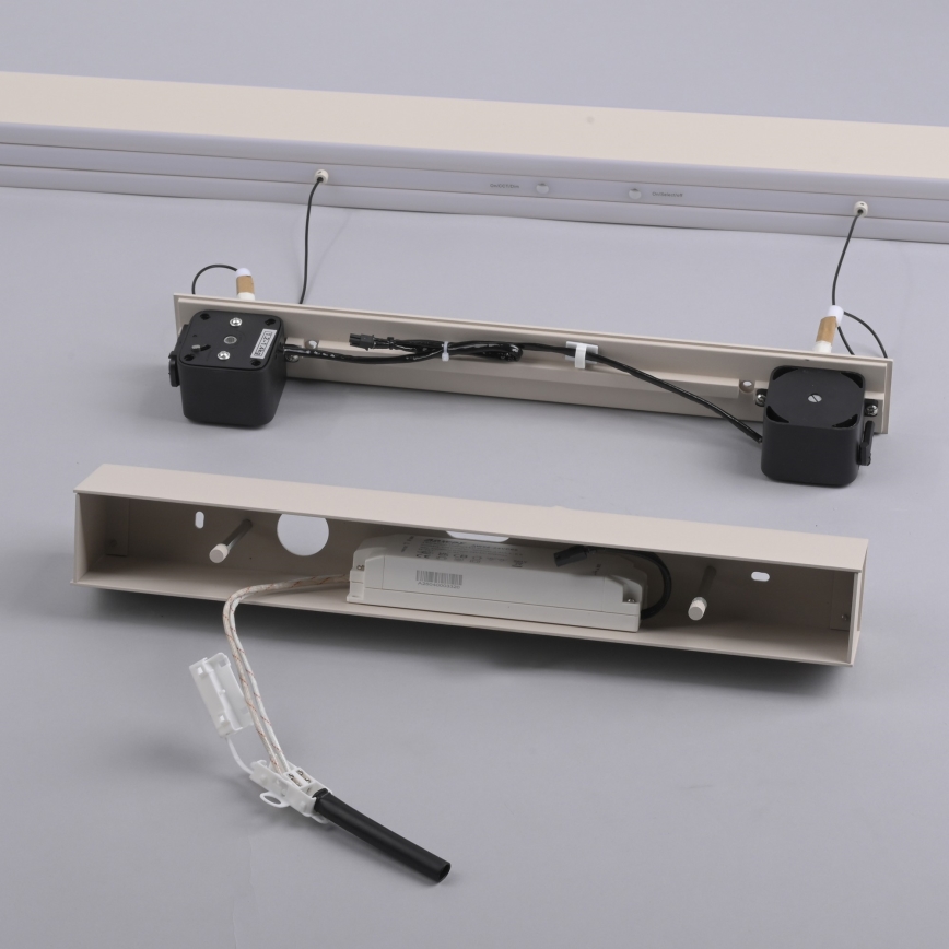 Schöner Wohnen 12577-39 - LED ρυθμιζόμενο κρεμαστό φωτιστικό με καλώδιο ADRIANA ROUND 2xLED/24W/230V 2700/3000/3500/4000/5000K 160 cm γκρι