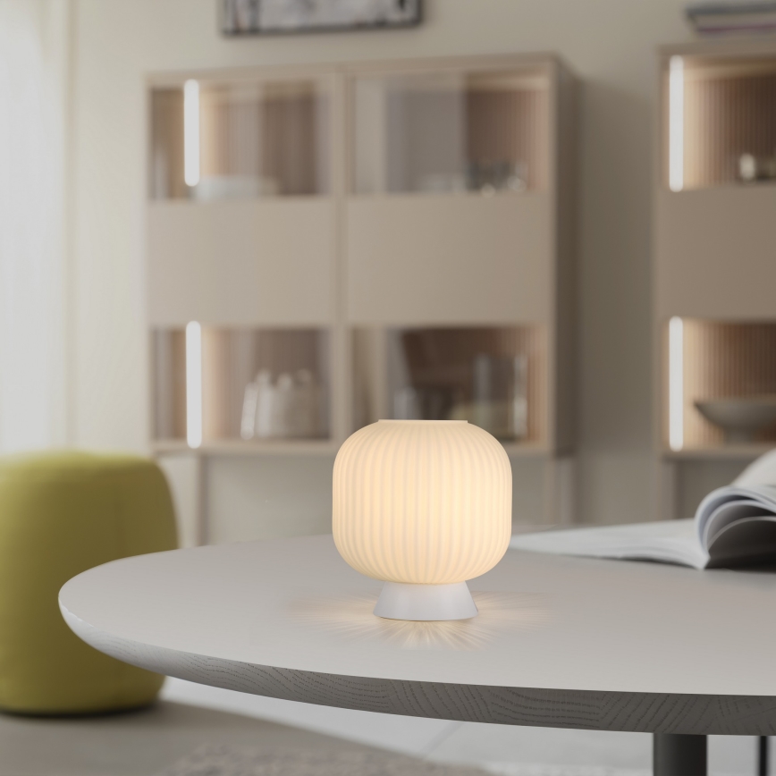 Schöner Wohnen 13573-16 - Επιτραπέζιο φωτιστικό NAMI 1xE27/25W/230V λευκό