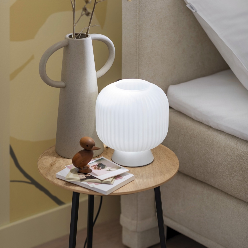 Schöner Wohnen 13573-16 - Επιτραπέζιο φωτιστικό NAMI 1xE27/25W/230V λευκό