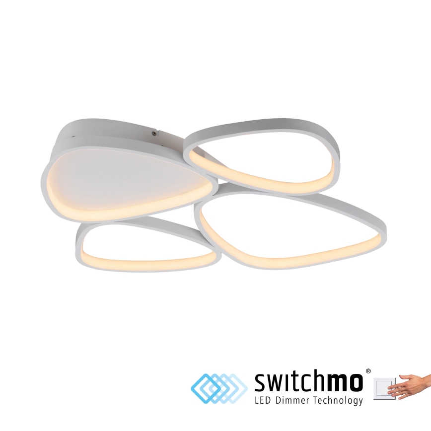 Schöner Wohnen 14038-16 - Ρυθμιζόμενο LED φωτιστικό οροφής PEBBLES LED/35,5W/230V λευκό