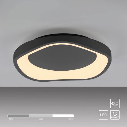 Schöner Wohnen 14233-18 - Ρυθμιζόμενο LED φωτιστικό οροφής MONTA LED/21W/230V Ø 40 εκ. μαύρο