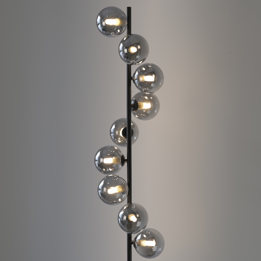 Schöner Wohnen 14506-18 - LED Επιδαπέδιο φωτιστικό DUBAI 9xG9/3W/230V μαύρο/καπνιστό