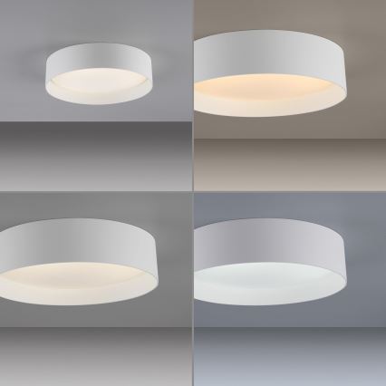 Schöner Wohnen 14593-16 - Ρυθμιζόμενο LED φωτιστικό οροφής TAVOLI LED/10W/230V 2700-6500K διάμ. 28,5 cm λευκό + τηλεχειριστήριο