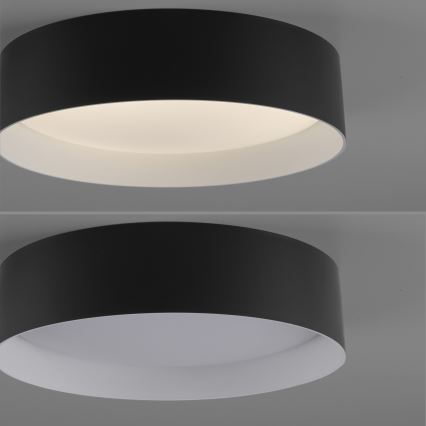 Schöner Wohnen 14593-18 - Ρυθμιζόμενο LED φωτιστικό οροφής TAVOLI LED/10W/230V 2700-6500K διάμ. 28,5 cm μαύρο + τηλεχειριστήριο