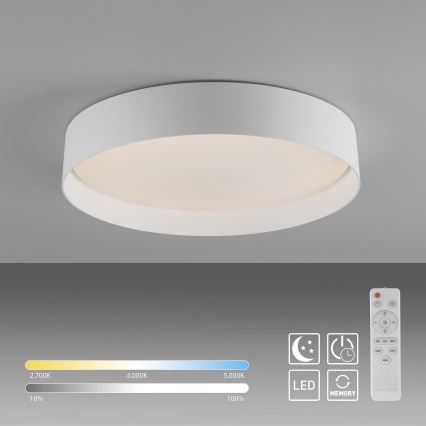 Schöner Wohnen 14594-16 - Ρυθμιζόμενο LED φωτιστικό οροφής TAVOLI LED/20W/230V 2700–6500K Ø 39 cm λευκό + τηλεχειριστήριο