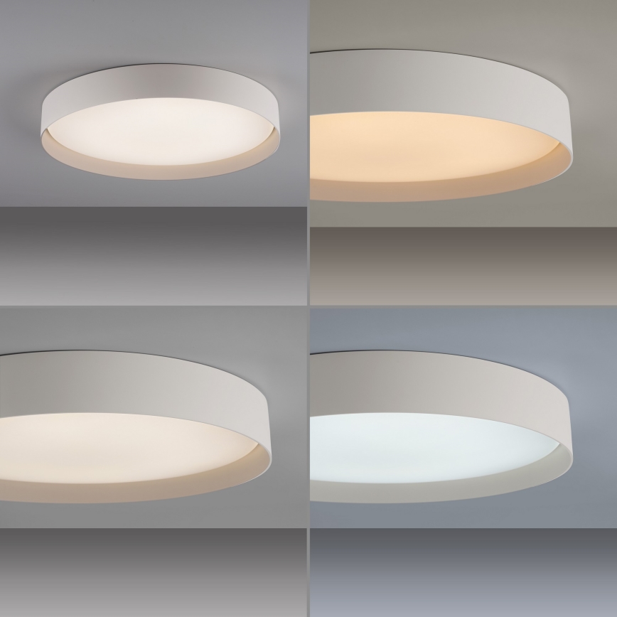 Schöner Wohnen 14595-39 - Ρυθμιζόμενο φωτιστικό οροφής LED TAVOLI LED/34W/230V 2700–6500K διάμ. 49 εκ. γκρι + τηλεχειριστήριο