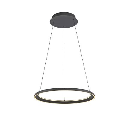 Schöner Wohnen 15570-18 - Ρυθμιζόμενο LED κρεμαστό φωτιστικό με καλώδιο QUILLO LED/36W/230V Ø 60 cm μαύρο