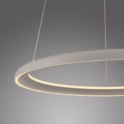 Schöner Wohnen 15570-39 - Ρυθμιζόμενο LED κρεμαστό φωτιστικό με ανάρτηση σε καλώδιο QUILLO LED/36W/230V, διάμ. 60 cm, γκρι