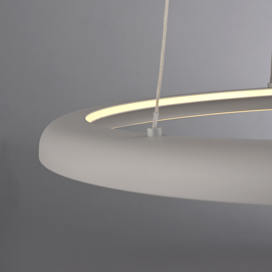 Schöner Wohnen 15570-39 - Ρυθμιζόμενο LED κρεμαστό φωτιστικό με ανάρτηση σε καλώδιο QUILLO LED/36W/230V, διάμ. 60 cm, γκρι