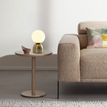 Schöner Wohnen 19218-12 - Ρυθμιζόμενη επιτραπέζια λάμπα LED RUDI με λειτουργία αφής, επαναφορτιζόμενη, LED/1,2W/5V 3000-6000K 1200 mAh, χρυσή