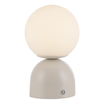 Schöner Wohnen 19218-39 - Ρυθμιζόμενο επιτραπέζιο φωτιστικό LED RUDI, επαναφορτιζόμενο με έλεγχο αφής, LED/1,2W/5V 3000-6000K 1200 mAh γκρι