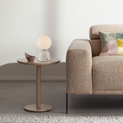 Schöner Wohnen 19218-39 - Ρυθμιζόμενο επιτραπέζιο φωτιστικό LED RUDI, επαναφορτιζόμενο με έλεγχο αφής, LED/1,2W/5V 3000-6000K 1200 mAh γκρι