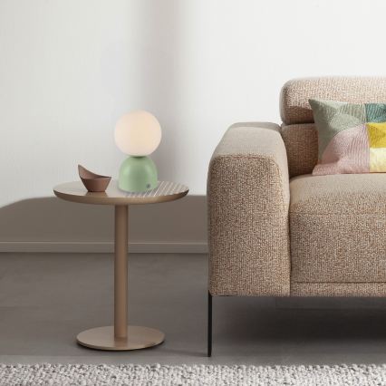 Schöner Wohnen 19218-43 - Ρυθμιζόμενη επιτραπέζια επαναφορτιζόμενη λάμπα LED με έλεγχο αφής RUDI LED/1,2W/5V 3000-6000K 1200 mAh πράσινη